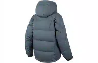 PUMA Logo Print Hoodie Jacket Blue