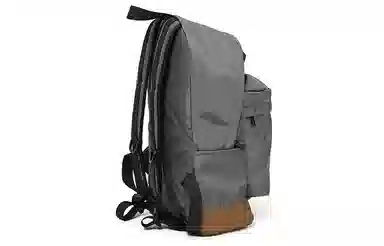 MYEDITION Vintage Colorblock Backpack Green