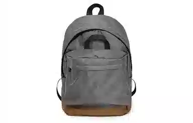 MYEDITION Vintage Colorblock Backpack Green