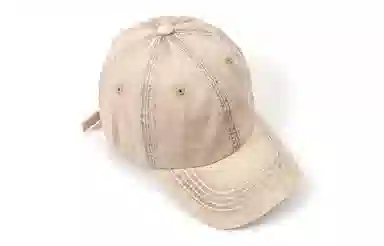 白卷 户外软顶复古做旧水洗棒球帽 时尚百搭牛仔帽 棒球帽 男女同款