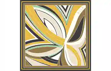 桑蚕丝丝巾春夏新品蝴蝶印花桑蚕丝方巾出游凹造型丝巾女  女款