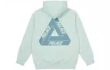 PALACE SS23 Reacto Tri-ferg Hood Green Logo