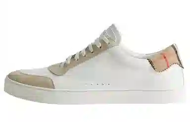 Burberry Low-Top Sneakers White Brown