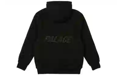 PALACE SS23 Therma zip hood black Logo