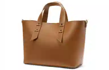 CHARLESKEITH PU Tote ChocolateLight Grey