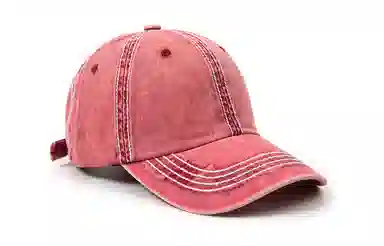 白卷 户外软顶复古做旧水洗棒球帽 时尚百搭牛仔帽 棒球帽 男女同款