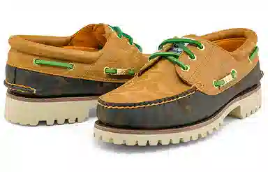 Bape x Timberland Brown Low Casual Shoes