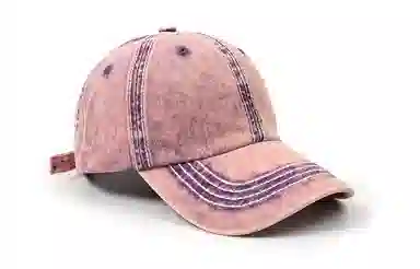 白卷 户外软顶复古做旧水洗棒球帽 时尚百搭牛仔帽 棒球帽 男女同款