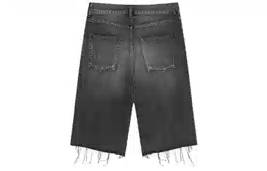 Saint Laurent Denim Shorts Black