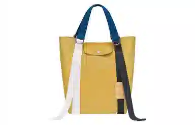 LONGCHAMP Le Pliage Re-play 24 Grain Yellow