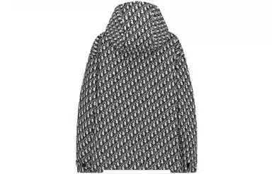 Dior SS23 Logo Zip Hoodie Blue