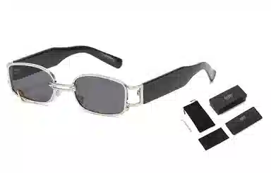 肯默 复古摩登墨镜  防紫外线太阳镜  金属小框眼镜  男女通用  多色可选