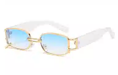 肯默 复古摩登墨镜  防紫外线太阳镜  金属小框眼镜  男女通用  多色可选