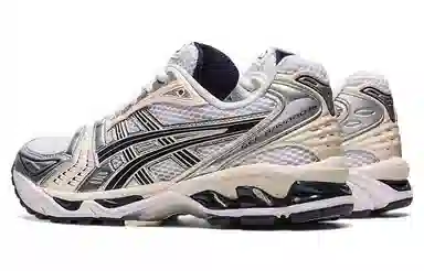 Asics Gel-Kayano 14 White Black Silver