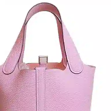 HERMES Picotin Lock 18 Taurillon Clemence 3Q RoseSakura