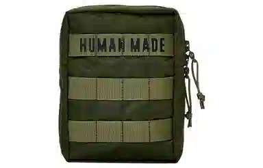 HUMAN MADE Nylon Shoulder Bag Olive Green