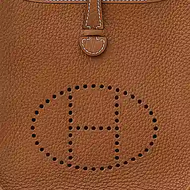 Hermes Mini Evelyne 16 Gold Brown