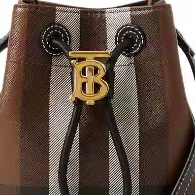 Burberry TB Mini Bucket Bag Deep Birch Brown
