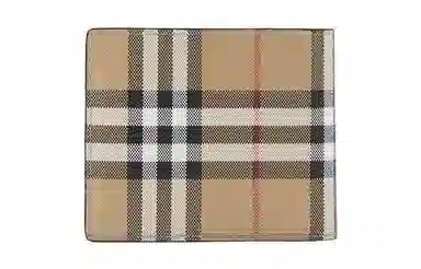 Burberry Classic Check Card Holder Beige