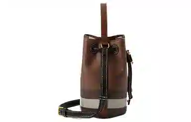 Burberry TB Mini Bucket Bag Deep Birch Brown