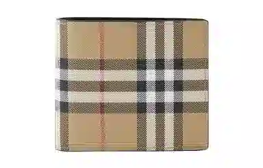 Burberry Classic Check Card Holder Beige