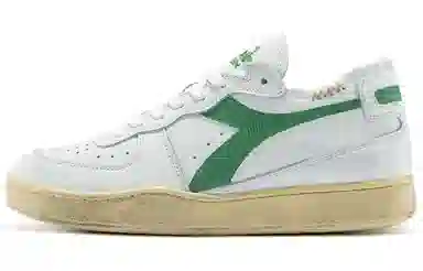 Diadora Mi Basket Low White Green