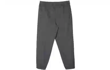 速写 牛仔拼接束脚针织休闲裤 男女同款