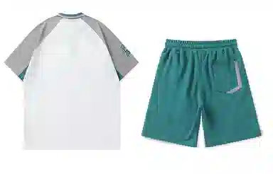 LAMLICKA Retro Sports Polo Set White