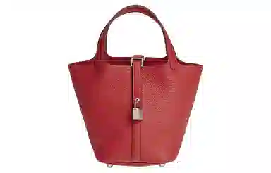 HERMES Picotin 18 Clemence 5E Vermillon