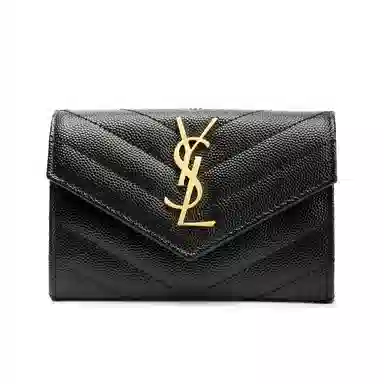 Saint Laurent Envelope Wallet Black