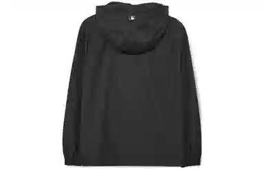 MLB Yankees Letter Print Zip Hoodie Black