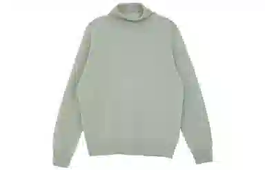 小镇姗姗 纯色高领套头针织衫 女款