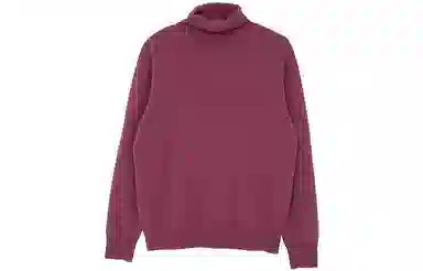 小镇姗姗 纯色高领套头针织衫 女款