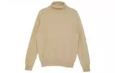 小镇姗姗 纯色高领套头针织衫 女款