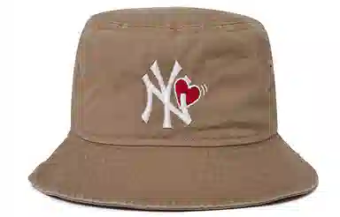 New Era MLB Embroidered Heart Cotton Bucket Hat