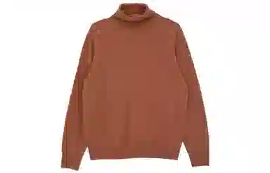 小镇姗姗 纯色高领套头针织衫 女款