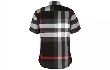 Burberry Check Button Pullover Shirt