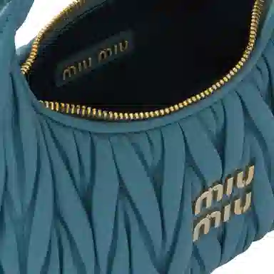 Miu Miu Wander Matelassé Blue