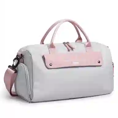 LOVERPUSS Gym Bag Grey Pink