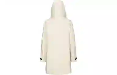 波司登 纯色三合一连帽立领中长款羽绒服外套 女款 白桦色