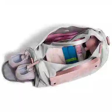 LOVERPUSS Gym Bag Grey Pink