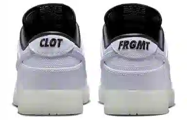 Fragment Design x CLOT x Nike Dunk Low "White Silk"