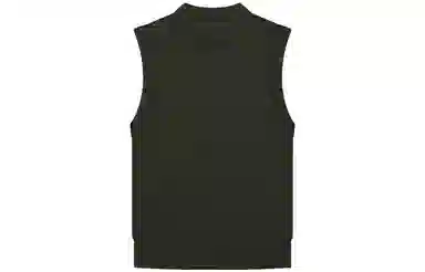 Fear of God Essentials SS23 Pullover V Neck Vest Off Black