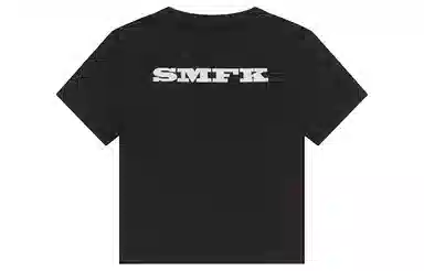 SMFK Logo Print Storm Grey Tee