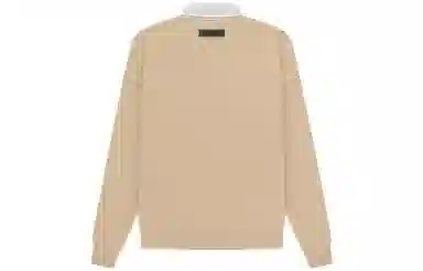Fear of God Essentials SS23 waffle henley rugby sand LogoPolo