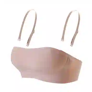 内在密码 纯色可拆卸肩带防滑聚拢小胸隐形美背抹胸无痕防下垂防走光文胸