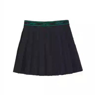 Ed Hardy Logo Pleated Skirt Black