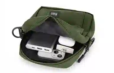 阿尔派妮 休闲时尚日系百搭通勤便携出行 织物 手机包单肩包斜挎包 常规 男女同款情侣款 多色