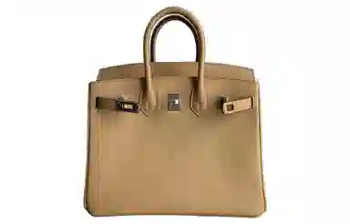 HERMES Birkin 25 Togo 4B Biscuit
