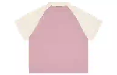 Atry拼色字母印花短袖插肩Polo衫